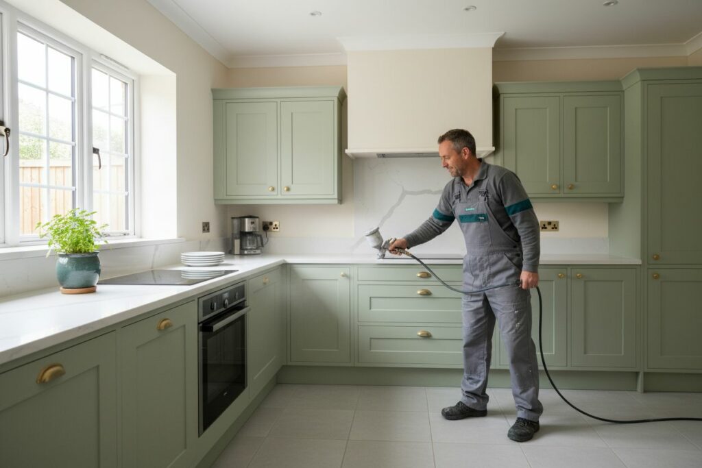 modern kitchen respray