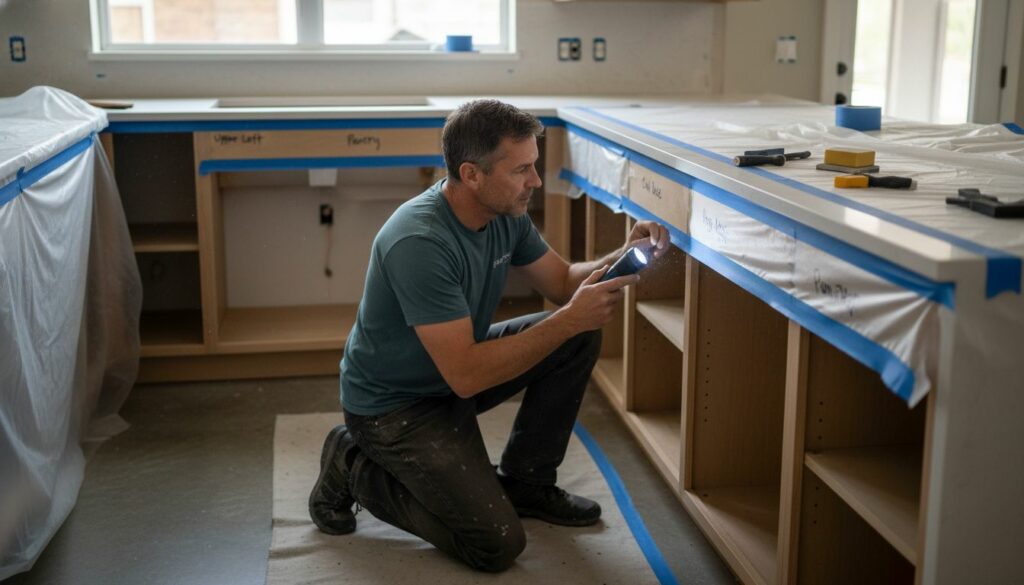 kitchen cabinet touch up