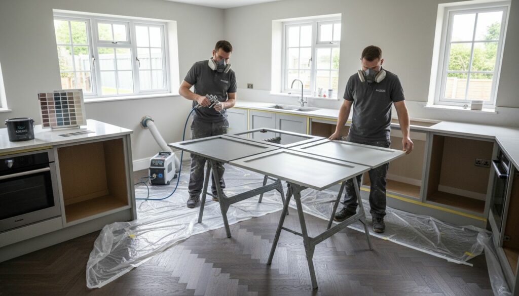 kitchen respray process