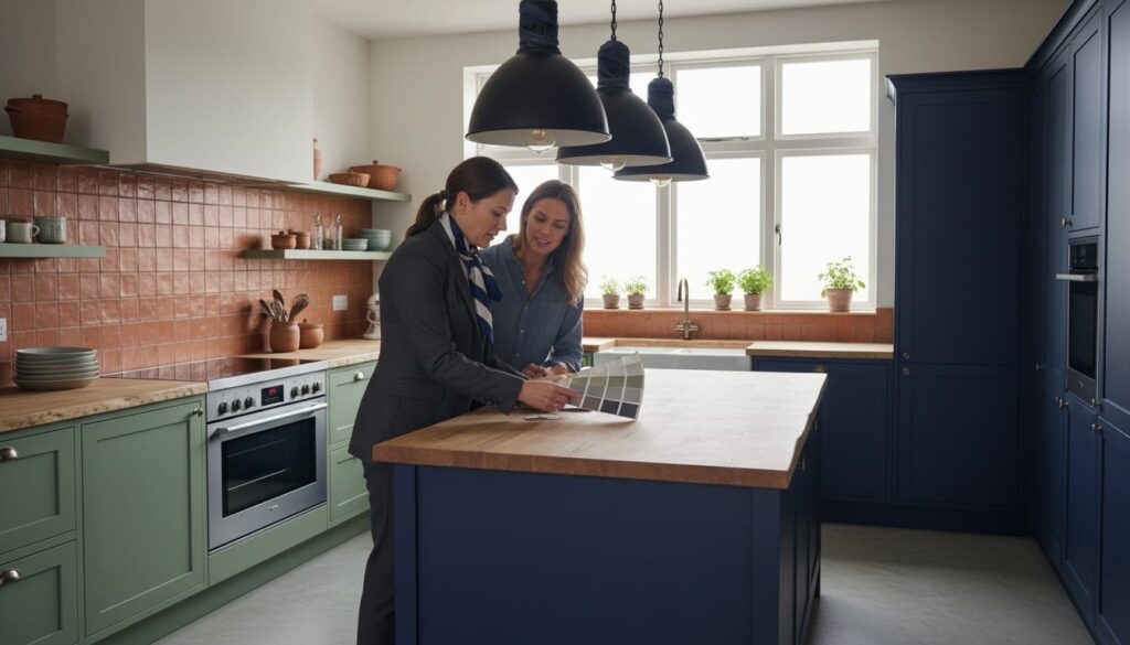 modern kitchen colour