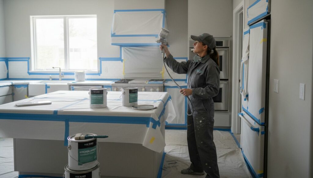 kitchen painting professional