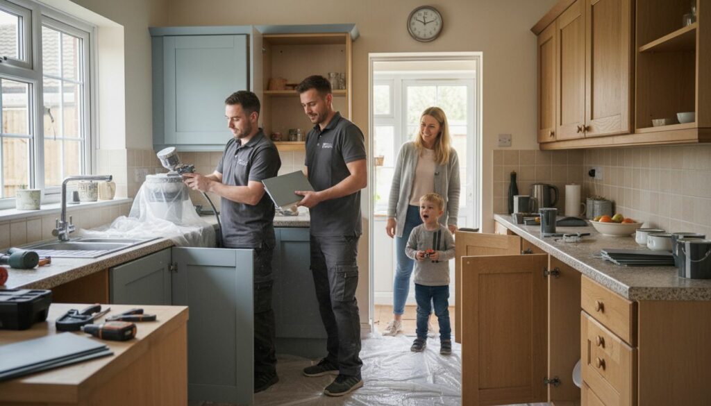 kitchen facelift UK