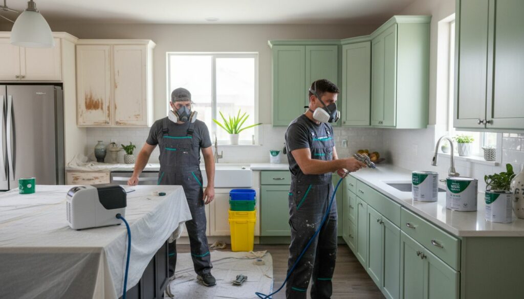 kitchen respray process