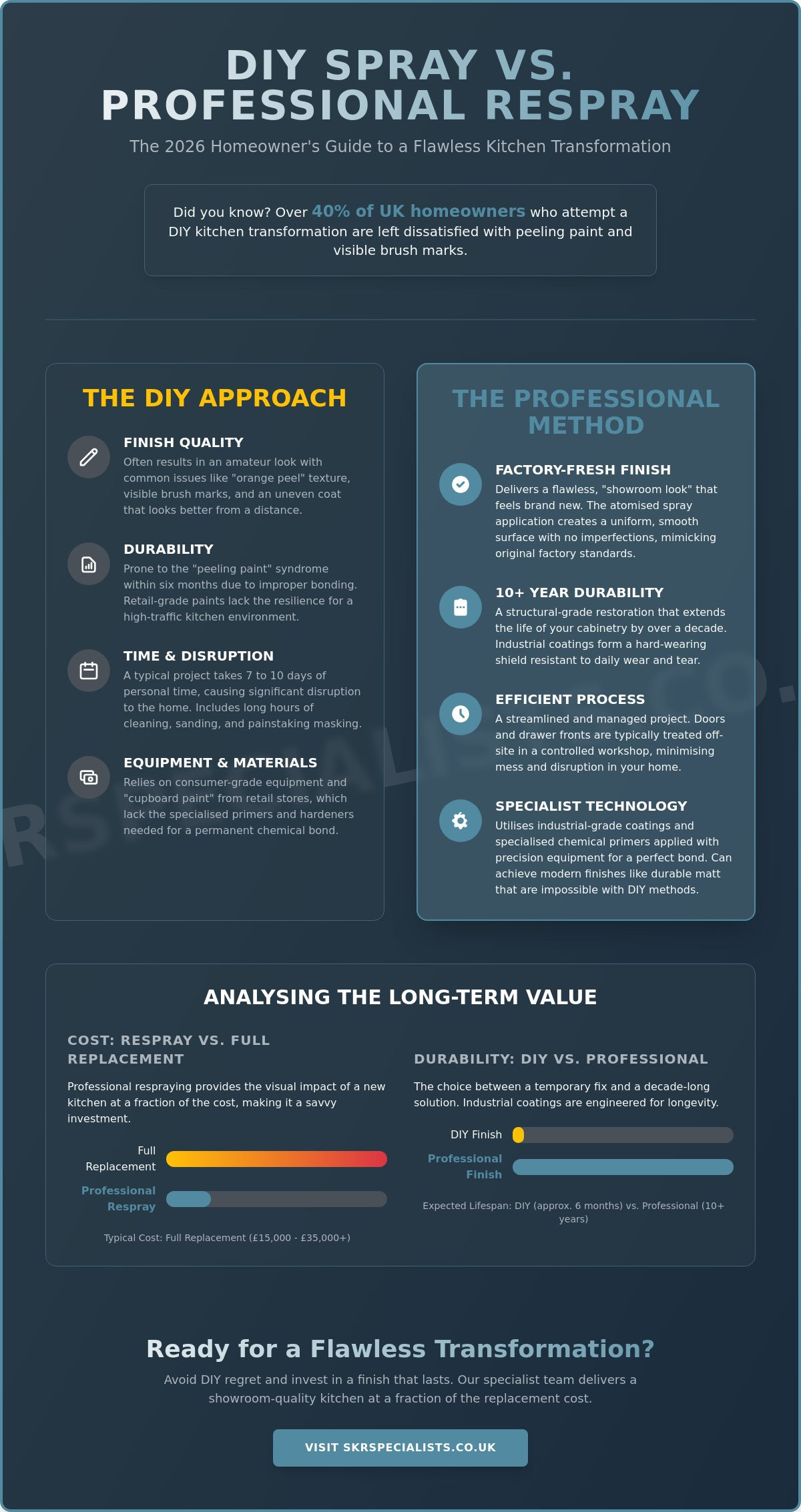 DIY Kitchen Spray vs Professional Respraying: Which is Best for Your 2026 Renovation?