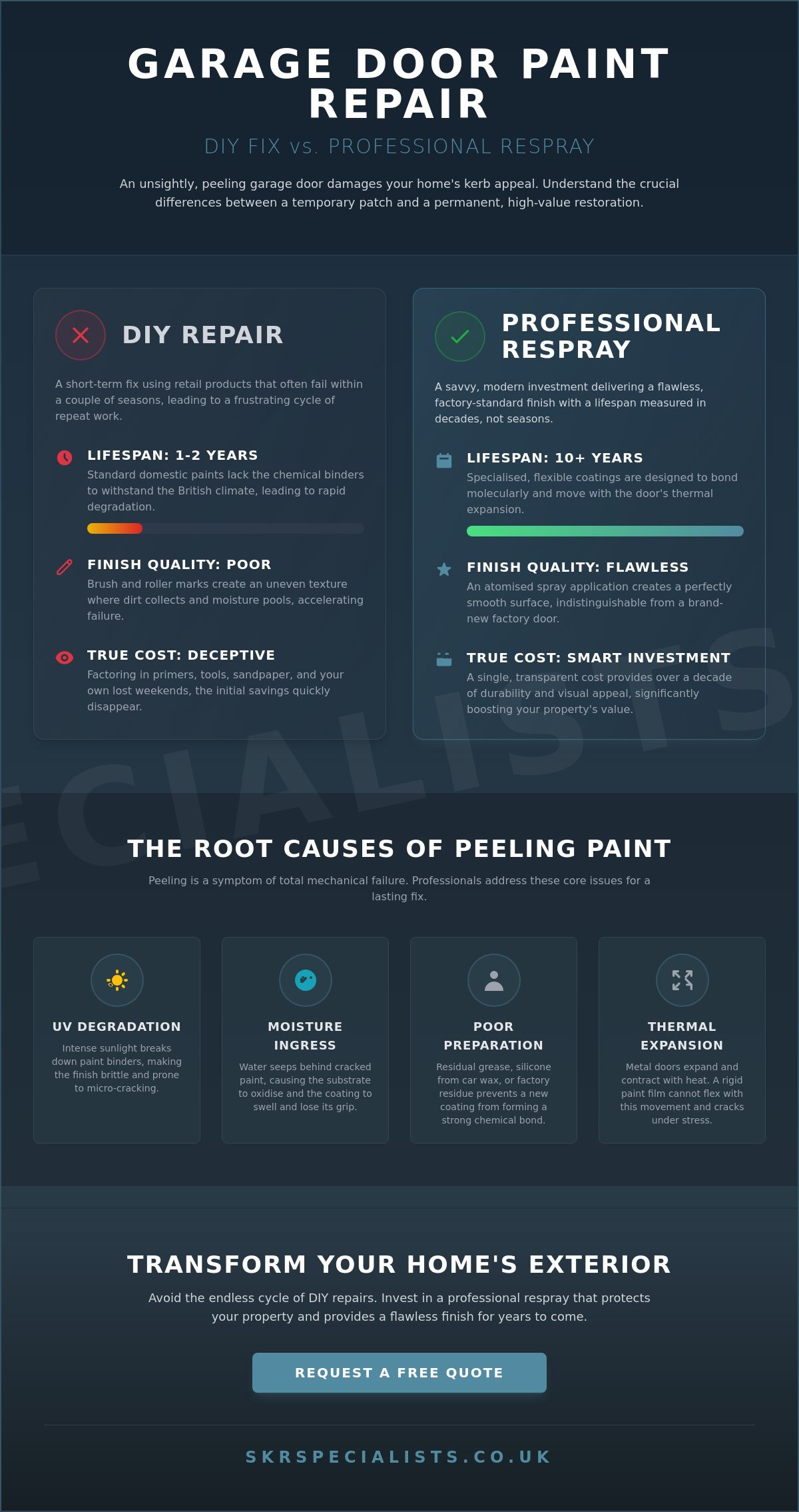 Garage Door Paint Peeling Fix: The Professional Guide to Restoration (2026)