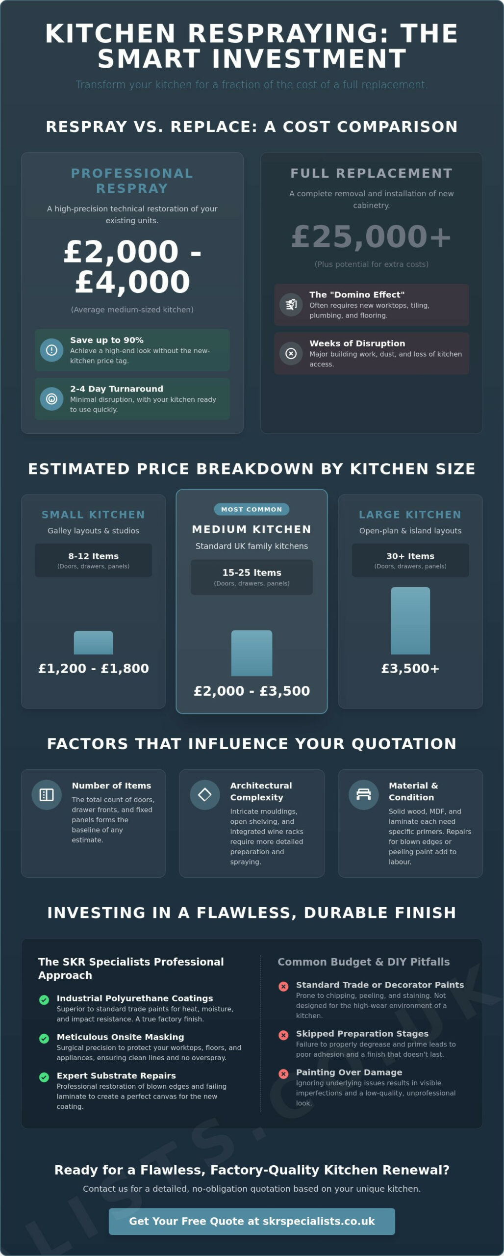 How Much to Respray a Kitchen? 2026 UK Price Guide