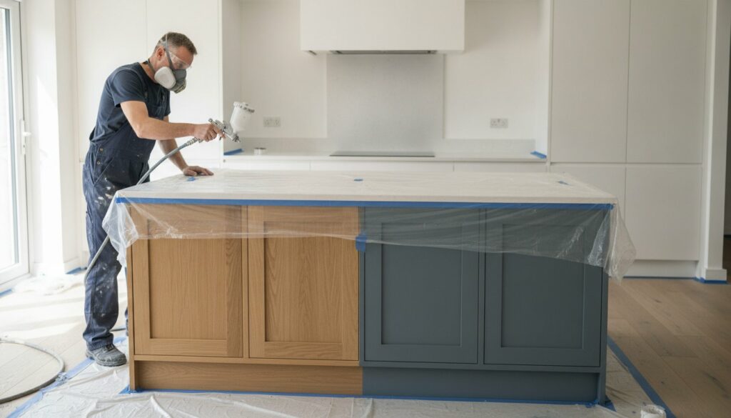 How Much Does It Cost to Spray Paint a Kitchen Island in 2026?
