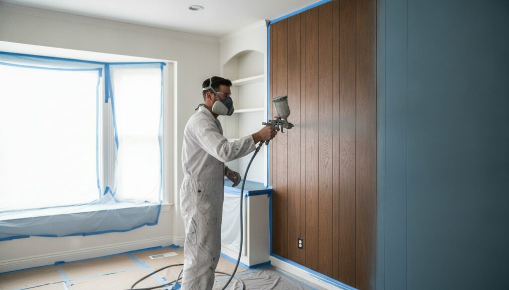 Interior Wood Panelling Spray Paint: The Professional Guide to Factory-Grade Finishes (2026)