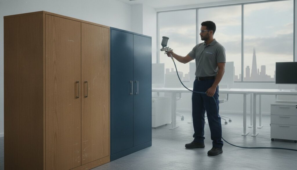 Office Furniture Spraying: The Expert Guide to Workspace Transformation in 2026