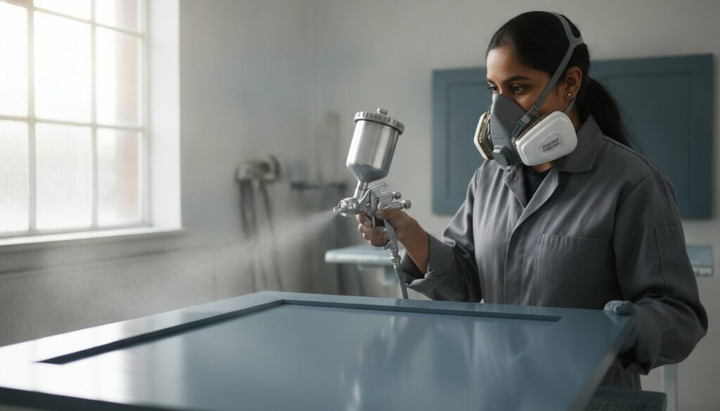 Respraying Shaker Style Kitchen Doors: The Professional Guide to a Factory Finish