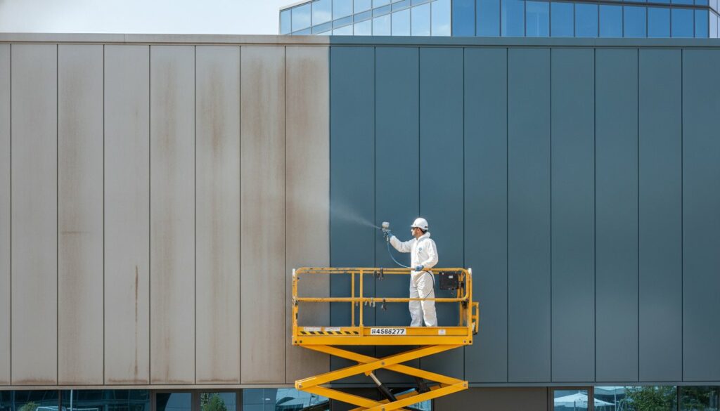 Commercial Building Exterior Spraying: The 2026 Guide to Property Refurbishment