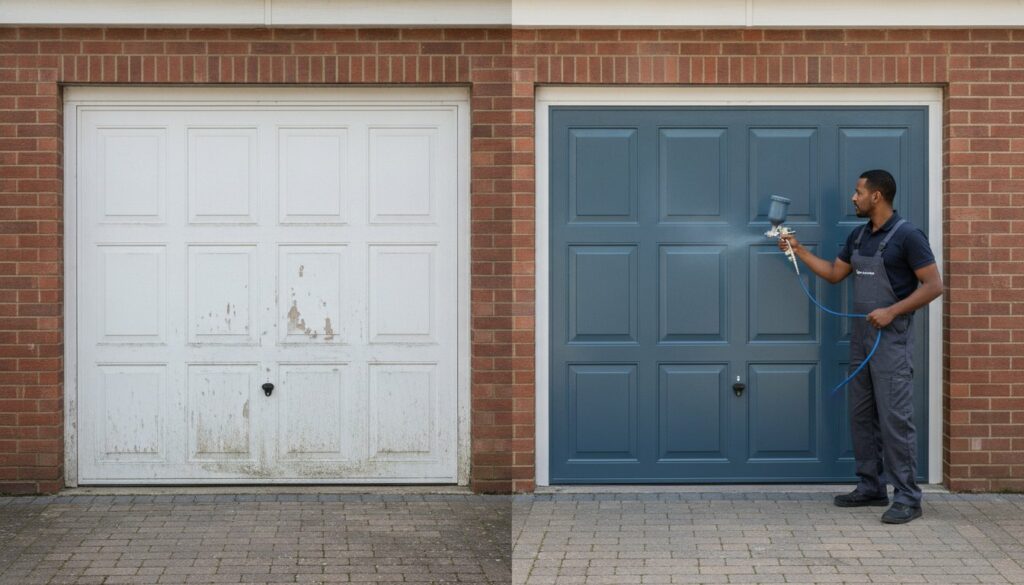 Cost to Spray Paint a Garage Door UK: 2026 Price Guide & Value Analysis