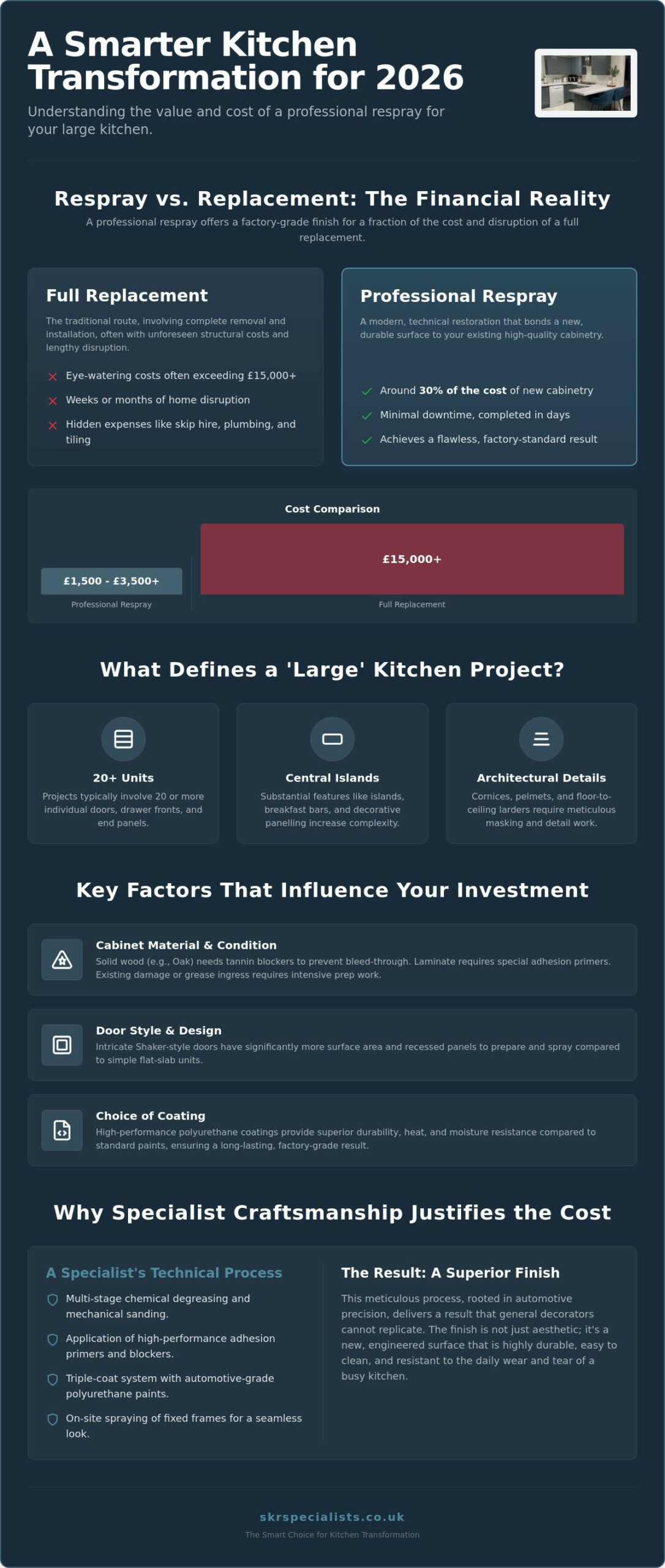 Cost to Spray Paint a Large Kitchen: 2026 Price Guide & Value Analysis