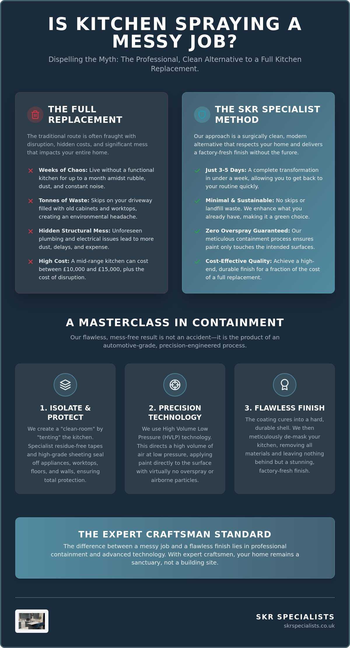 Is Kitchen Spraying a Messy Job? The Truth About Professional Respraying in 2026