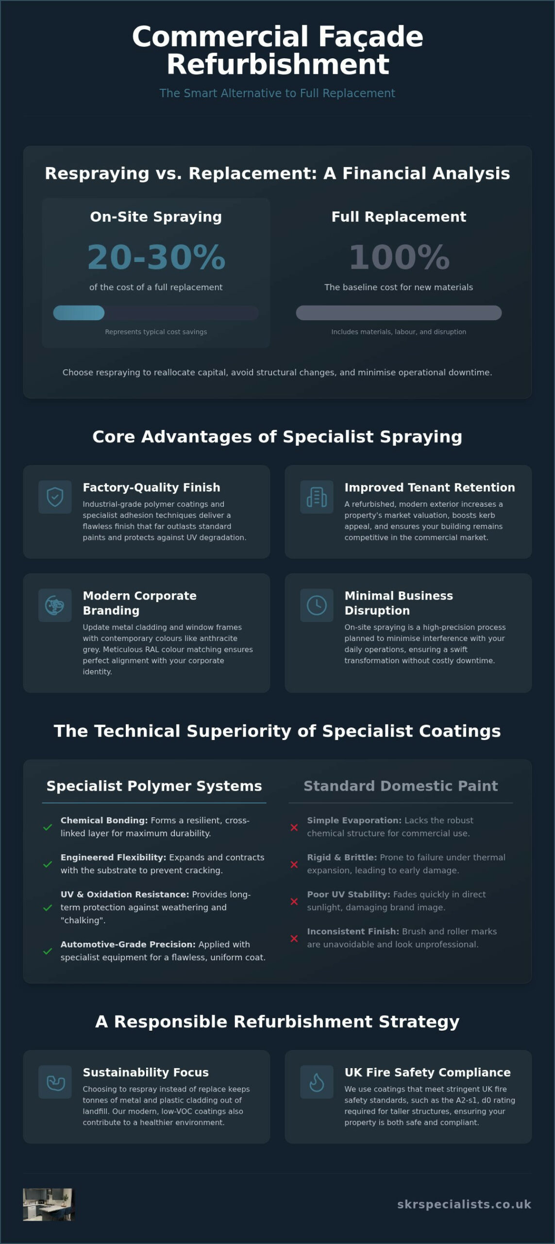 Commercial Building Exterior Spraying: The 2026 Guide to Property Refurbishment