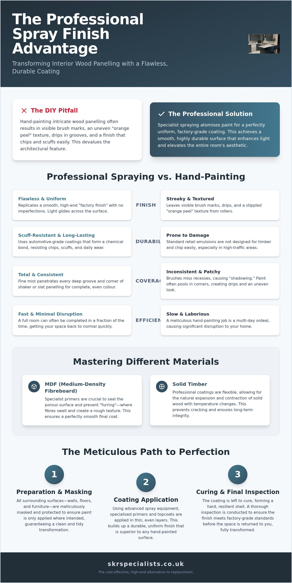 Interior Wood Panelling Spray Paint: The Professional Guide to a Factory Finish