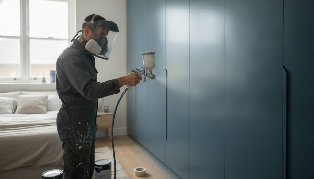 MDF Wardrobe Spray Painting: The 2026 Guide to a Factory Finish