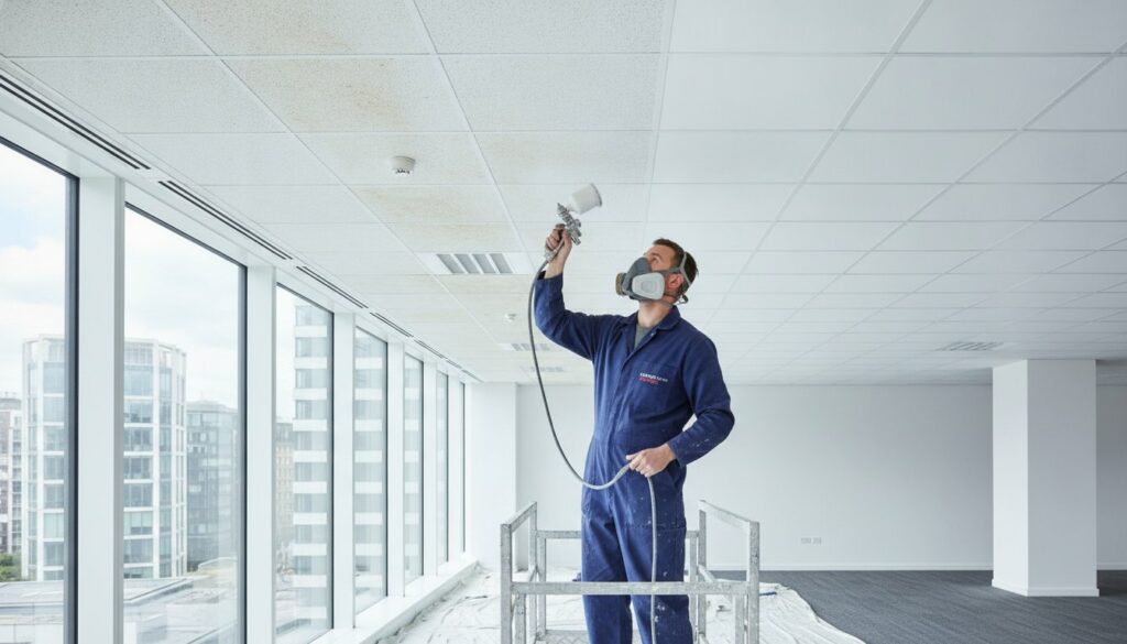 Suspended Ceiling Tile Painting: The Professional Guide to Commercial Refurbishment
