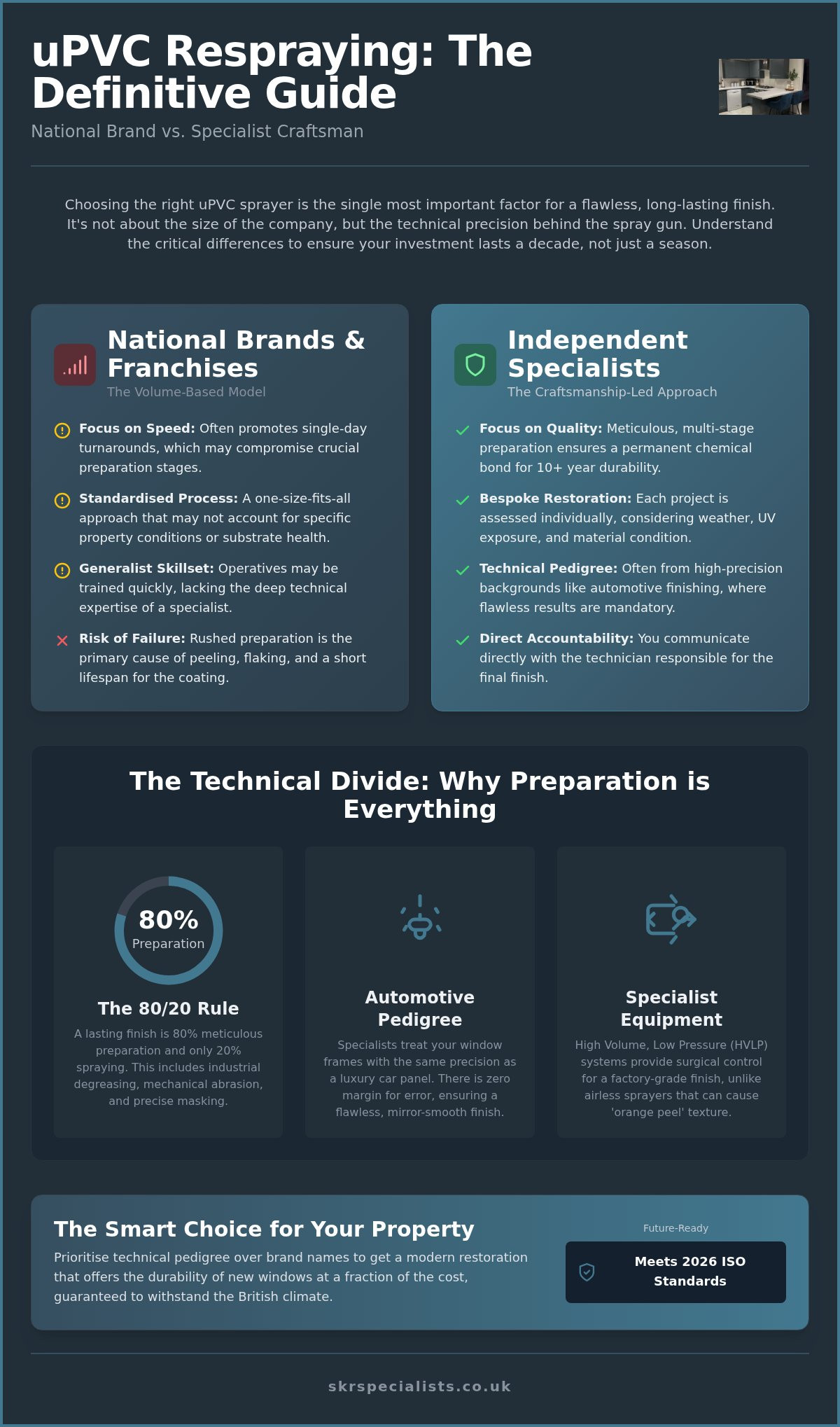 We Spray uPVC vs Local Company: Choosing the Best Specialist in 2026
