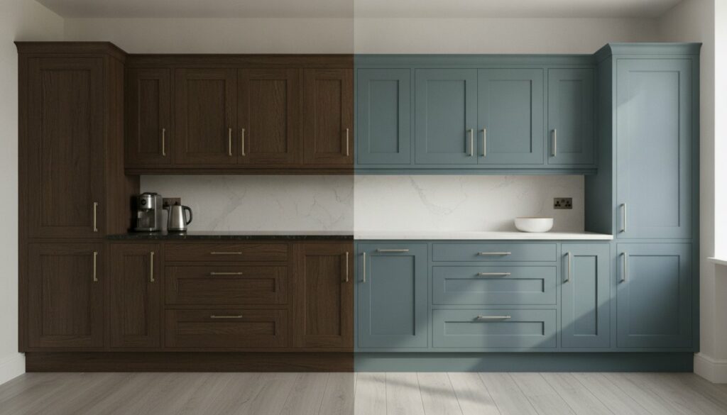 How to Modernise a Dark Wood Kitchen Without Replacing It: The 2026 Guide
