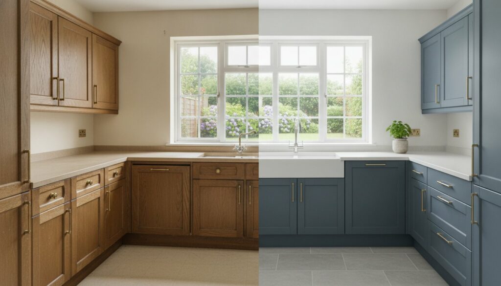 Kitchen Respray vs Wrapping UK: The Ultimate 2026 Comparison Guide