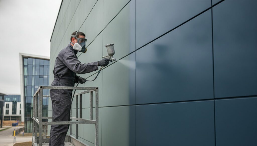 On-Site Commercial Spraying: The Specialist Guide to Property Refurbishment