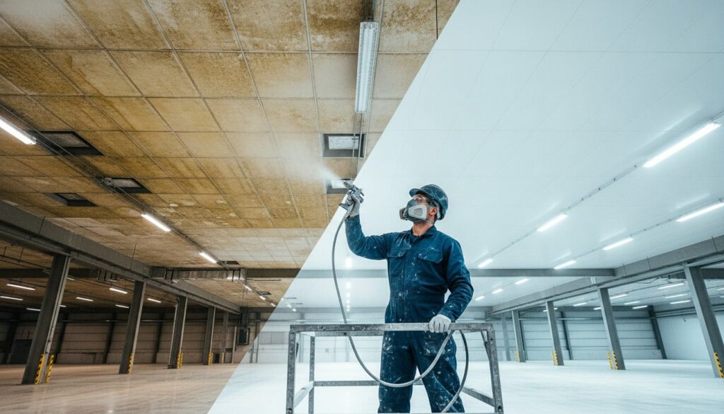 Warehouse Ceiling Painting: The Professional Guide to Specialist Respraying