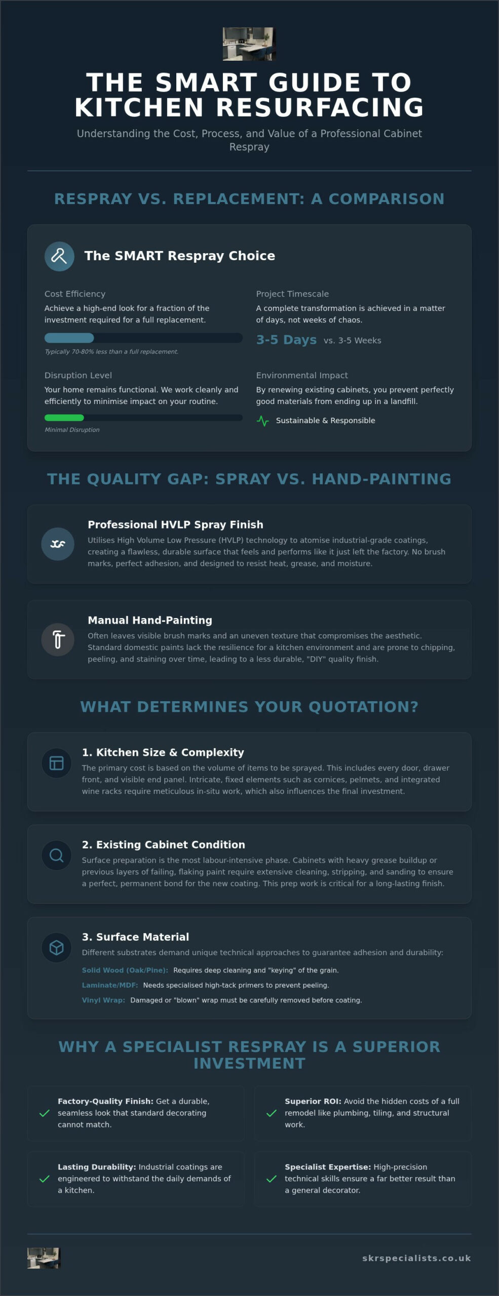 Cost to Respray Kitchen Cabinets UK: 2026 Price and Value Guide
