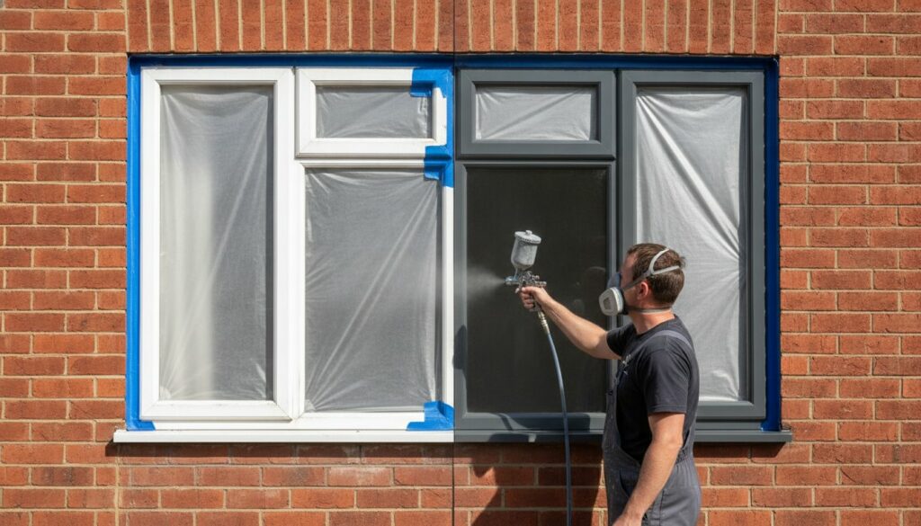 UPVC Window Frame Spraying Cost UK: 2026 Price Guide & ROI Analysis